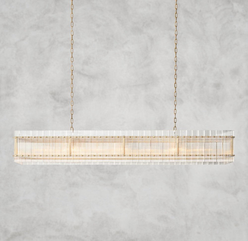 San Marco Rectangular Chandelier 54", 72"